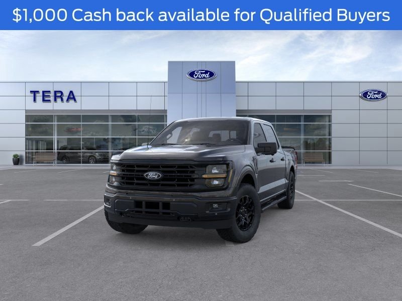 New 2026 Agate Black Metallic Ford XLT image 2