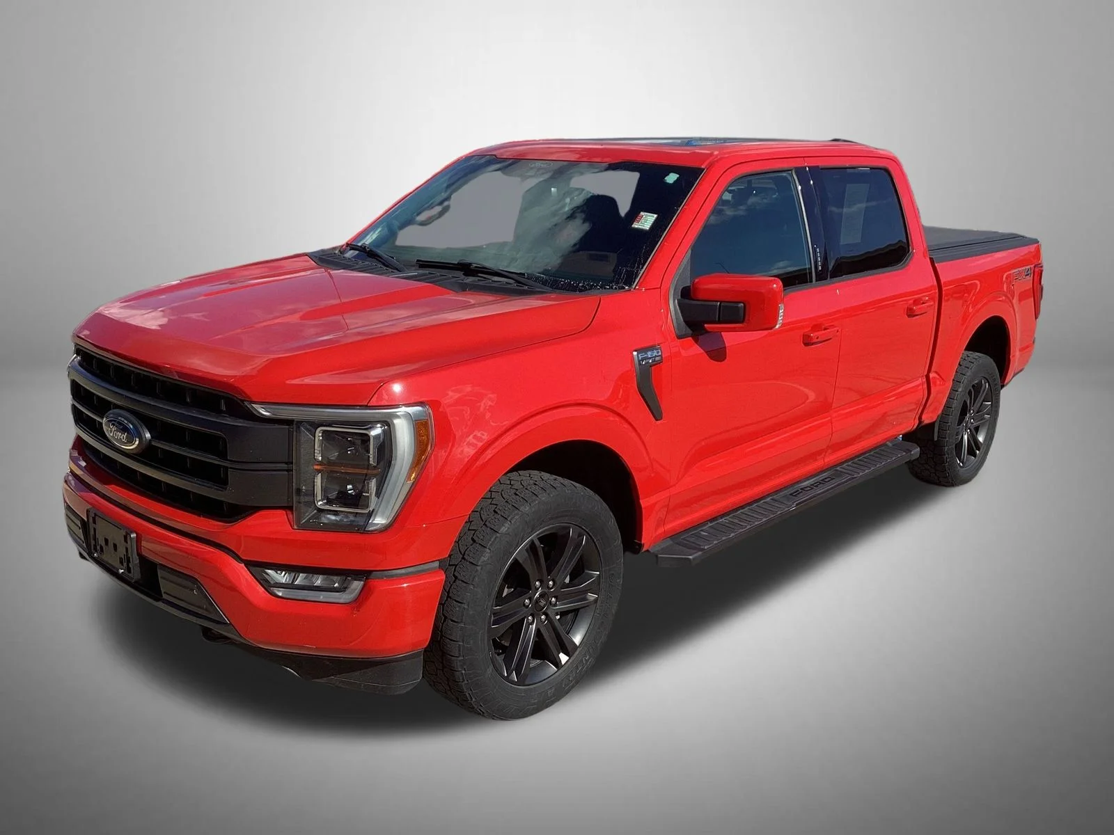 Certified Used 2021 Red Ford Lariat image 1