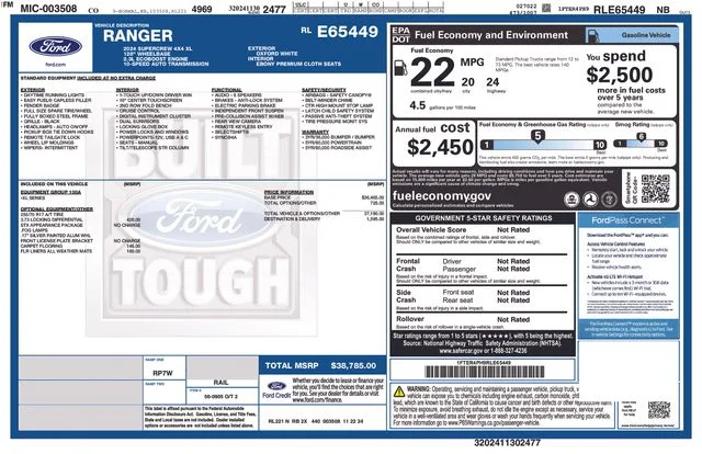 Used 2024 White Ford XL image 32
