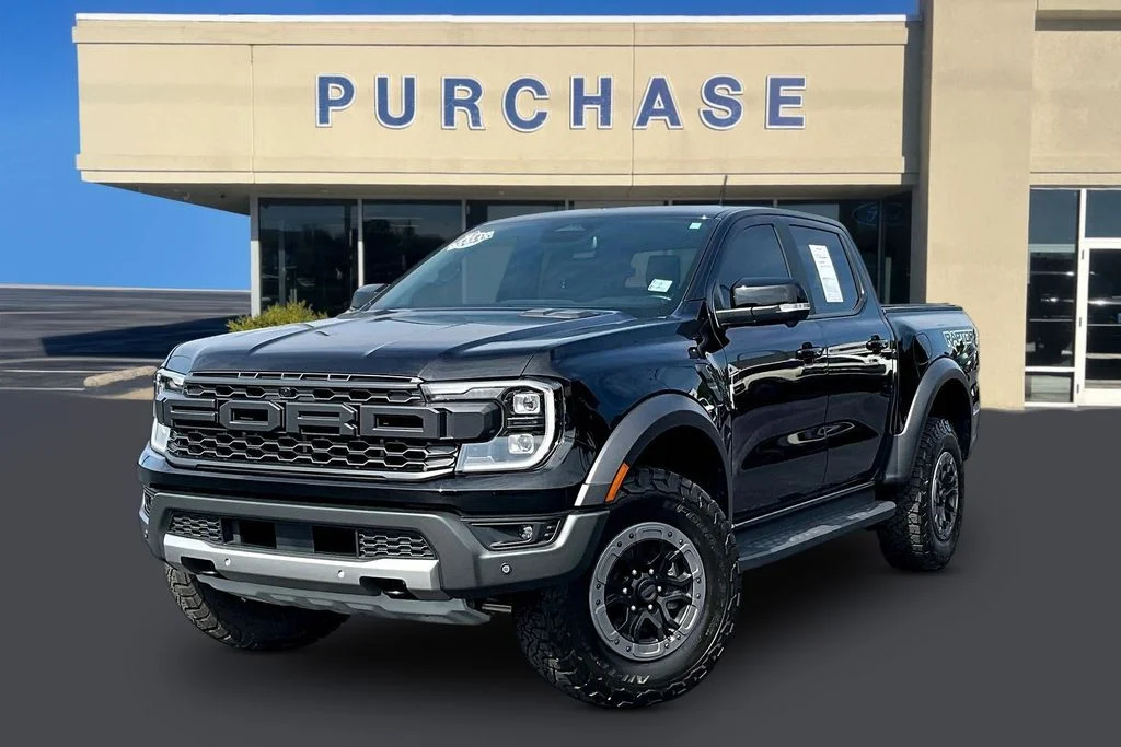 Used 2025 Shadow Black Ford Raptor image 3