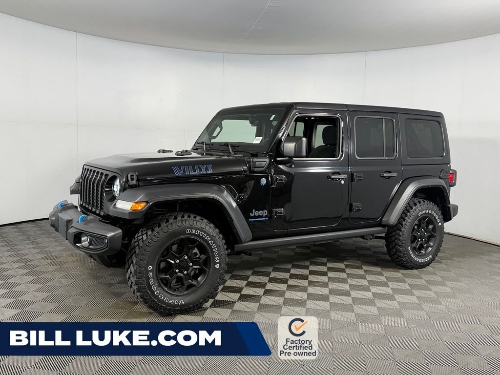Used 2023 Black Jeep Willys 4xe image 1