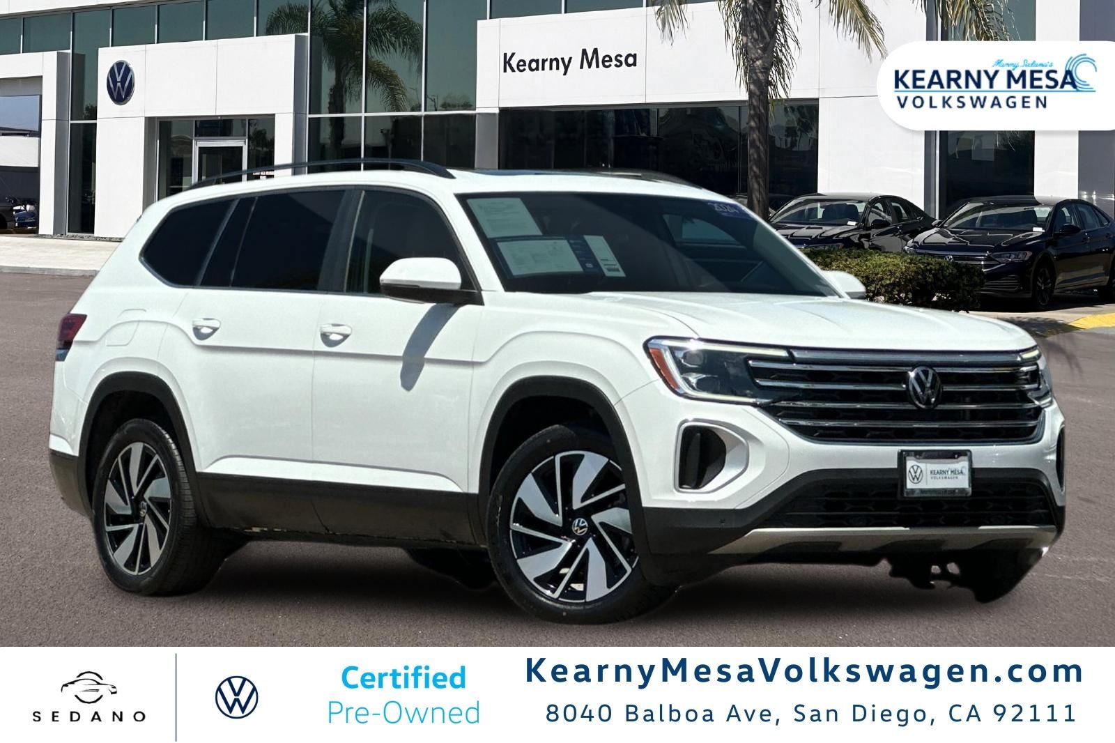 Certified Used 2024 Pure White Volkswagen 2.0T SE w/Technology image 1