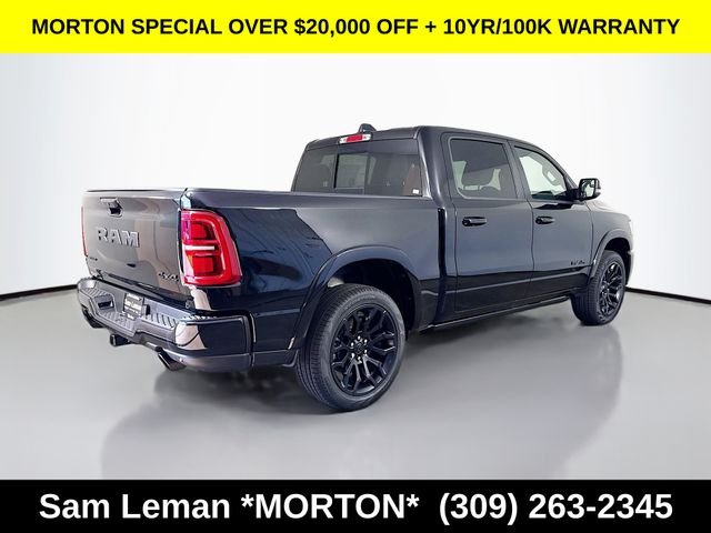 New 2026 Diamond Black Crystal Pearl-Coat Exterior Paint Ram Limited image 7