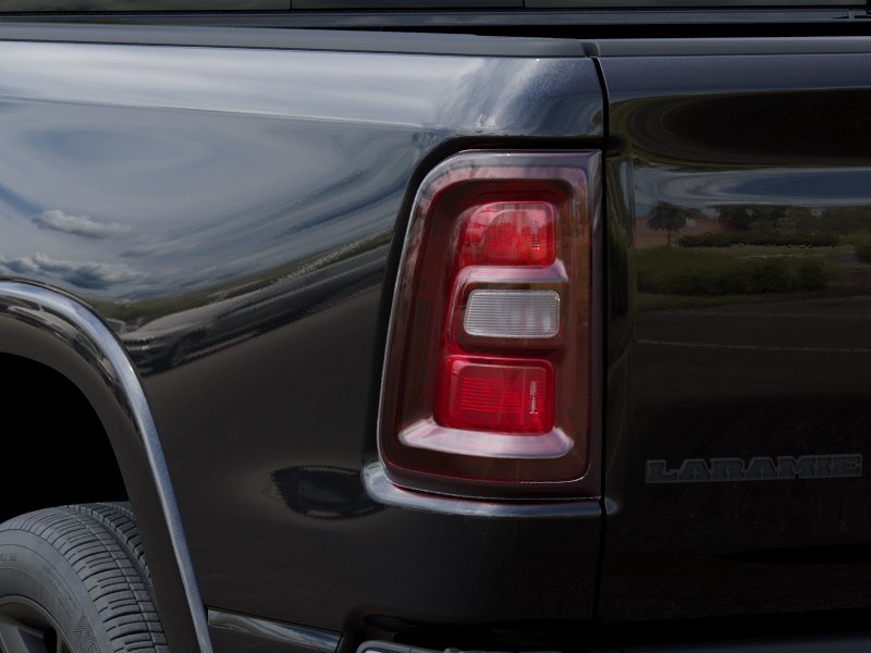 New 2026 Diamond Black Crystal Pearl-Coat Exterior Paint RAM Laramie Crew Cab 4x4 6