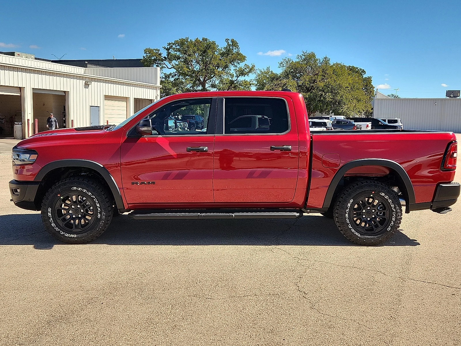 New 2027 Molten Red Pearl-Coat  Paint Ram REBEL CREW CAB 4X4 5