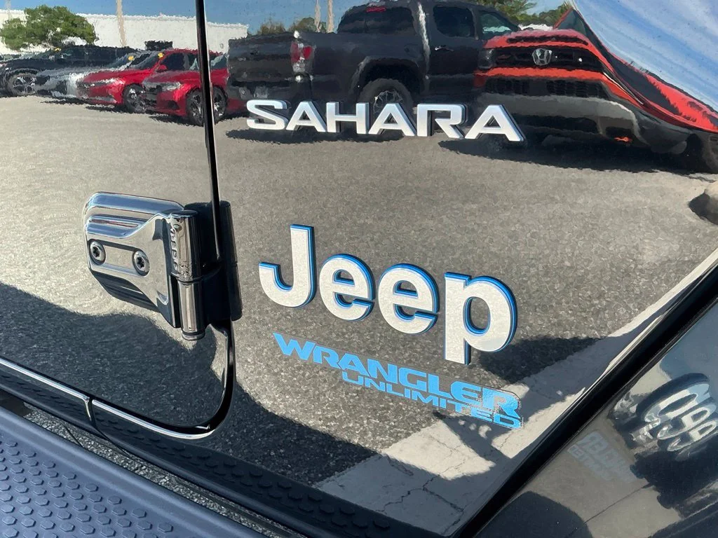 Used 2021 Black Jeep Unlimited Sahara 4xe image 14