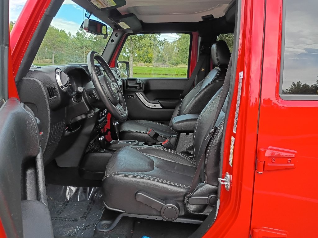 Used 2017 Firecracker Red Clearcoat Jeep Sahara image 21