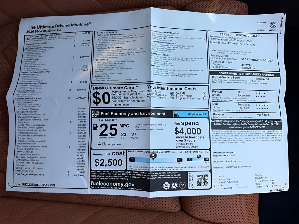 New 2026 Manhattan Green Metallic BMW xDrive40i image 25