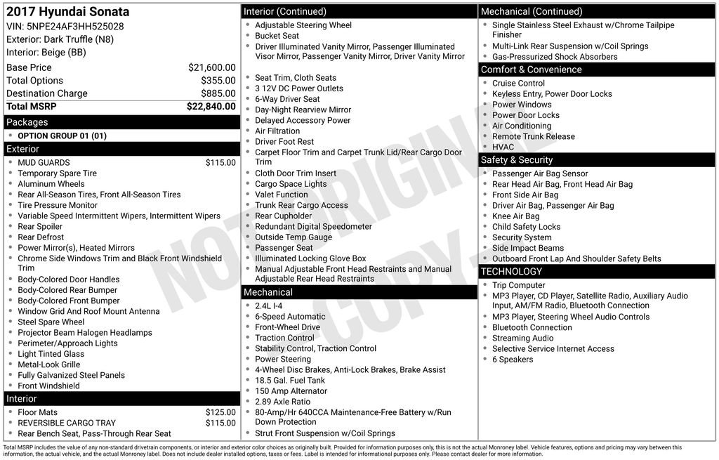 Used 2017 Brown Hyundai Base image 16