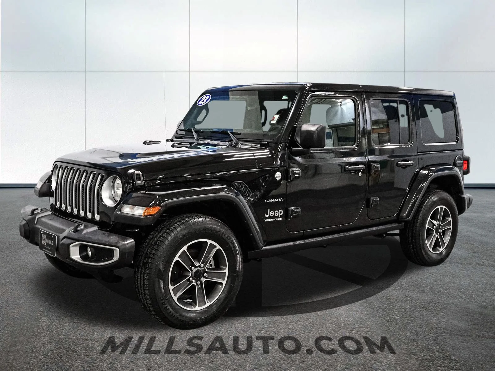 Used 2023 Jeep Wrangler 4-Door Sahara with VIN 1C4HJXEG4PW586675 for sale in Willmar, Minnesota