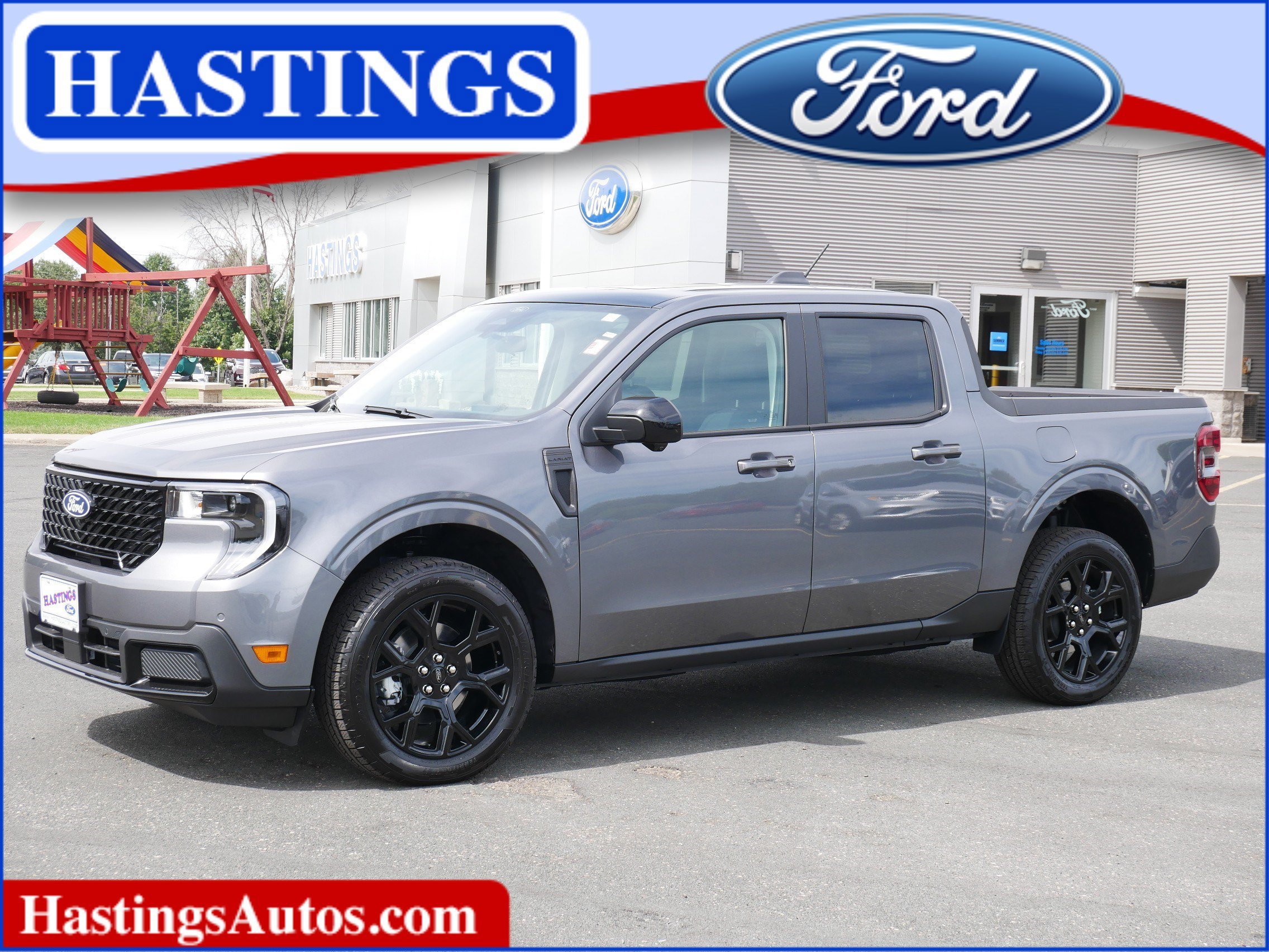New 2026 Carbonized Gray Metallic Ford Lariat® image 1
