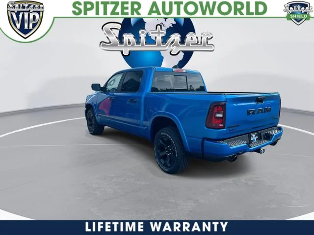 New 2026 Hydro Blue Pearl-Coat Exterior Paint RAM Big Horn/Lone Star image 7