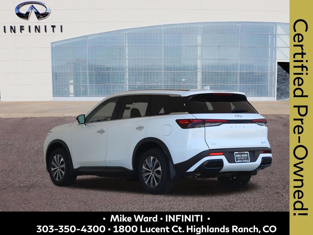 Certified Used 2025 White INFINITI PURE image 3