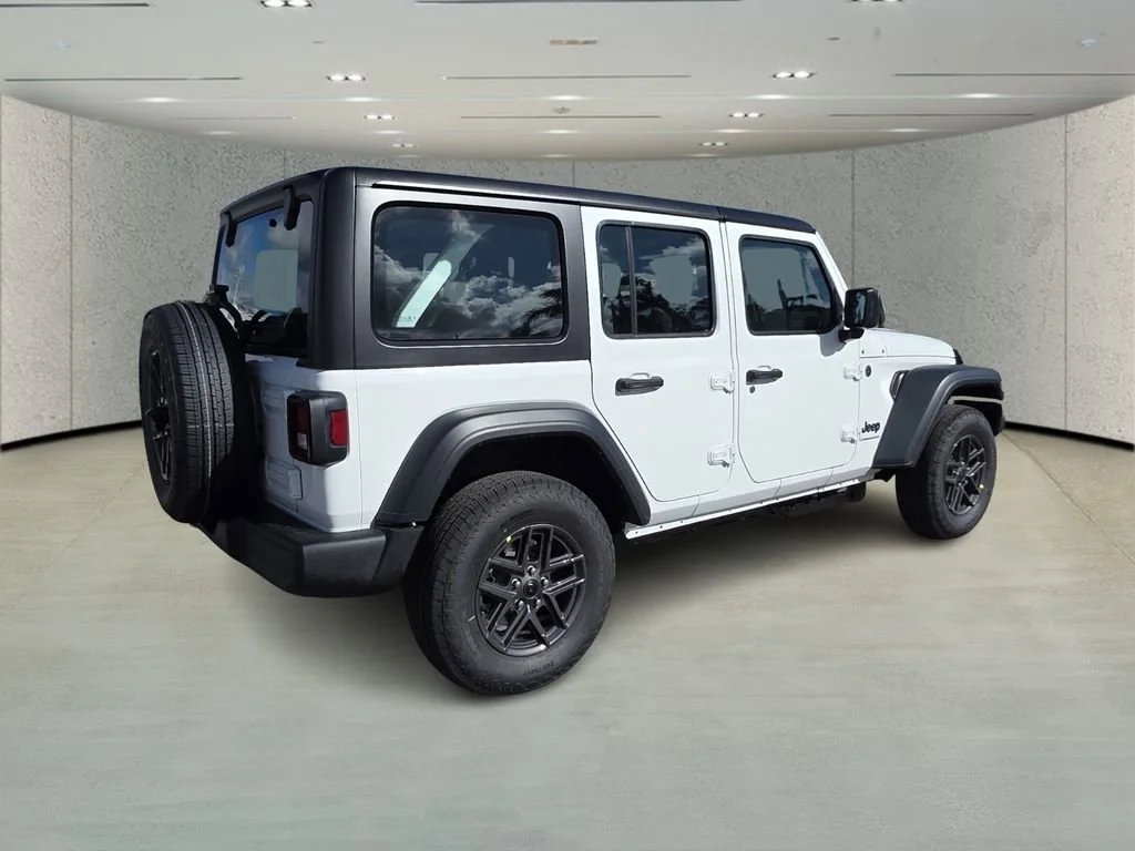 New 2026 Bright White Clear-Coat Exterior Paint Jeep Sport image 4