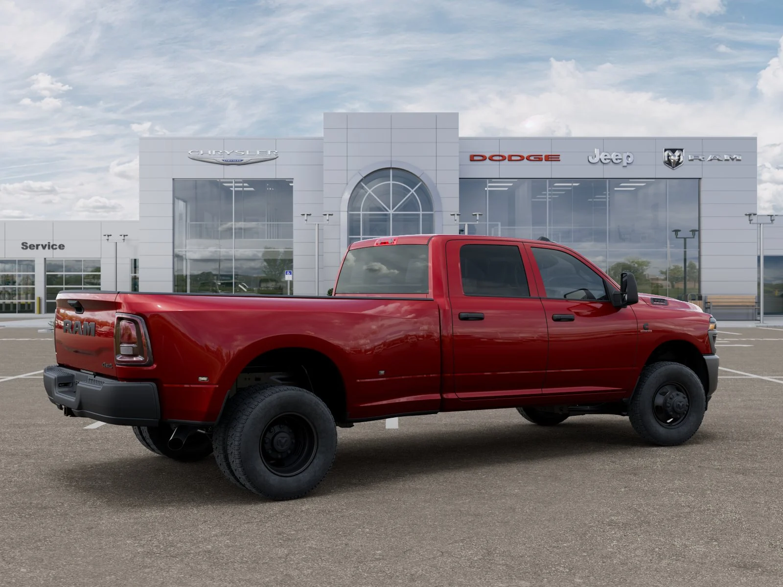 New 2026 Molten Red Pearl-Coat Exterior Paint RAM Tradesman image 30