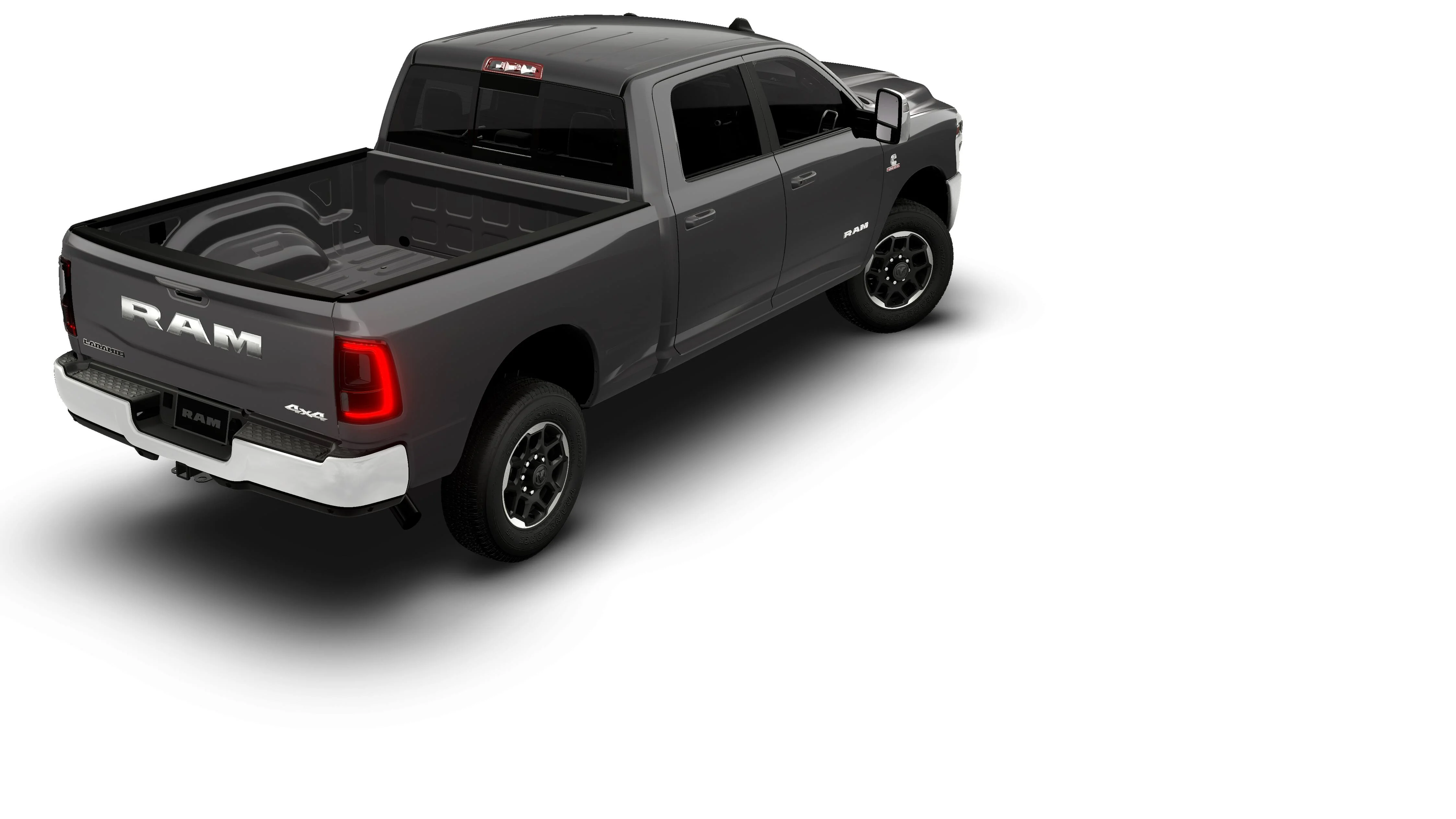 New 2026 Granite Crystal Metallic Clear-Coat Exterior Paint RAM LARAMIE image 2