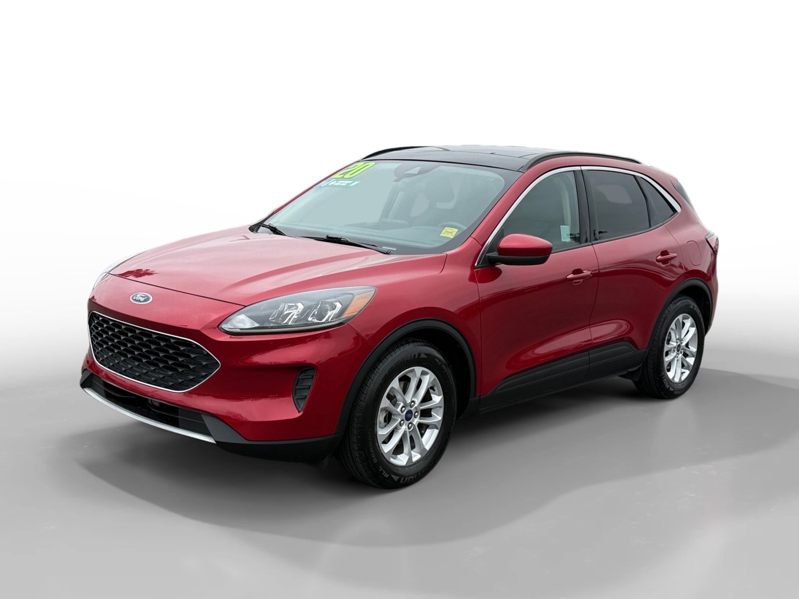 Used 2020 Red Metallic Ford SE image 1