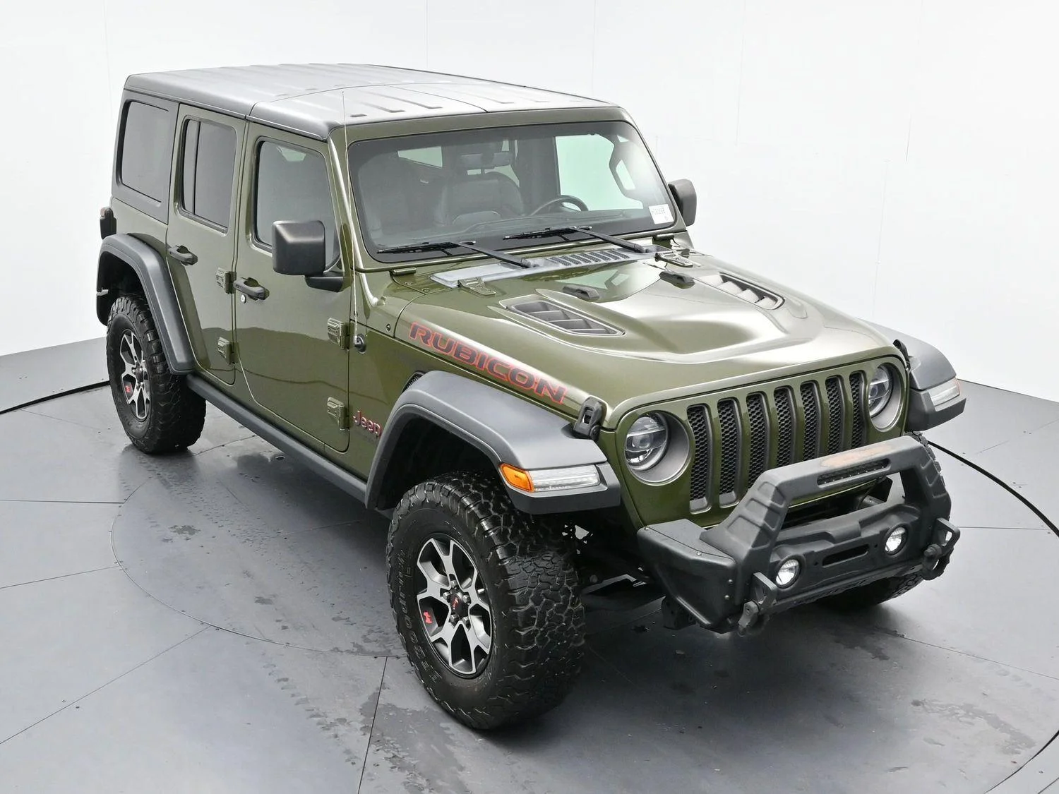 Used 2021 Sarge Green Clearcoat Jeep Unlimited Rubicon image 38