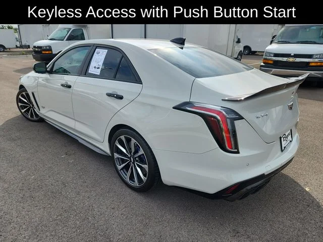 Used 2022 White Cadillac V-Series image 8