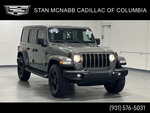 Pre-Owned 2020 Jeep Wrangler Sahara Altitude 4WD 2.0L 1 Owner 4WD Sport Utility
