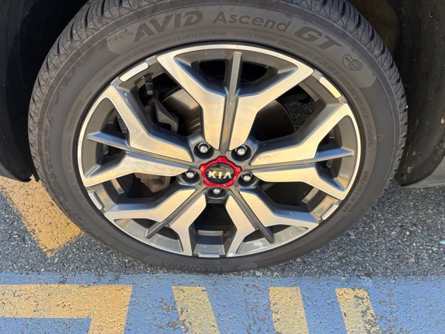 Used 2021 Dark Ocean Blue/White Roof Kia SX image 9
