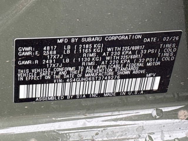 Used 2026 Green Subaru Premium image 31