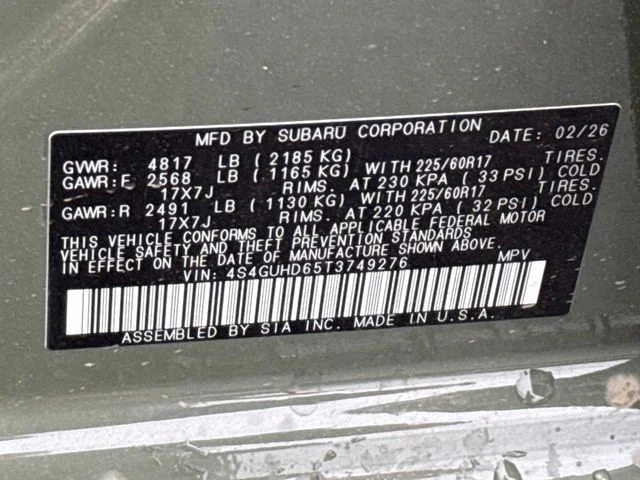 Used 2026 Green Subaru Premium image 31