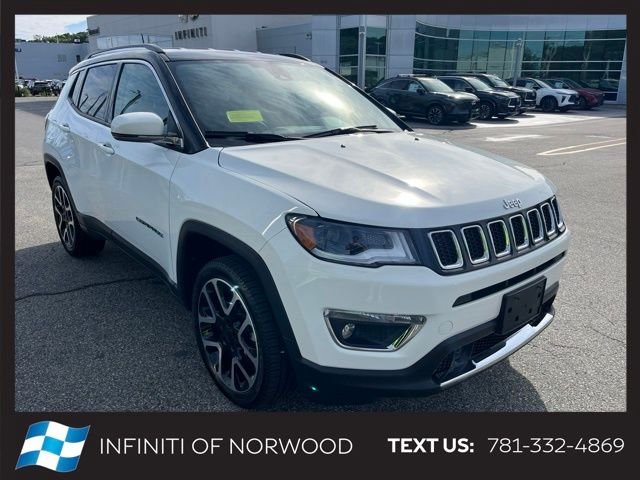 Used 2021 White Clearcoat Jeep Limited image 1