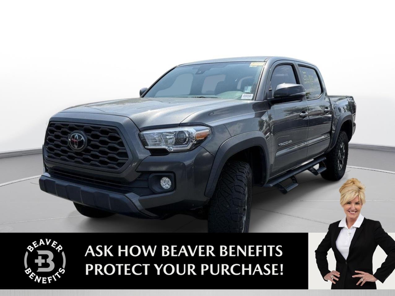 Certified Used 2022 Magnetic Gray Metallic Toyota TRD Off-Road image 1