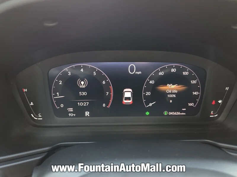 Used 2024 Crystal Black Pearl Honda LX CVT image 20