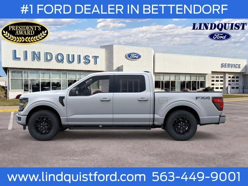 New 2026 Iconic Silver Metallic Ford XLT image 3