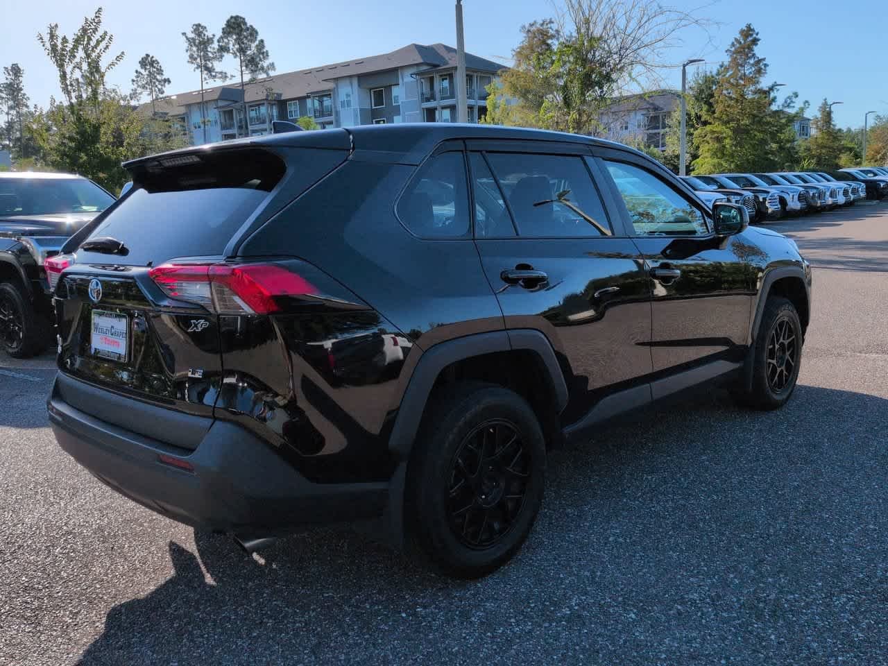 Certified Used 2022 Midnight Black Metallic Toyota LE image 6