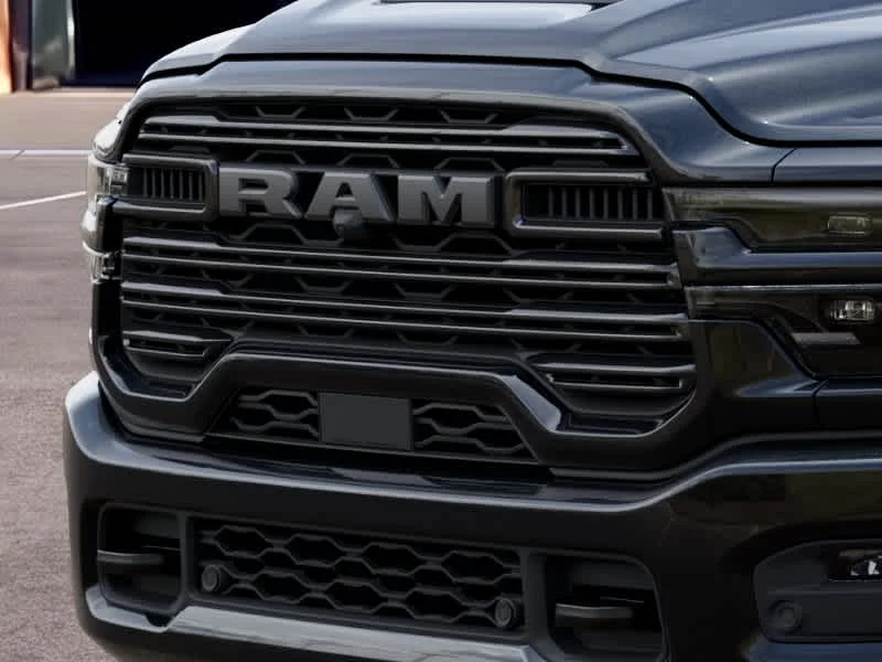 New 2027 Diamond Black Crystal Pearlcoat Ram Laramie image 11