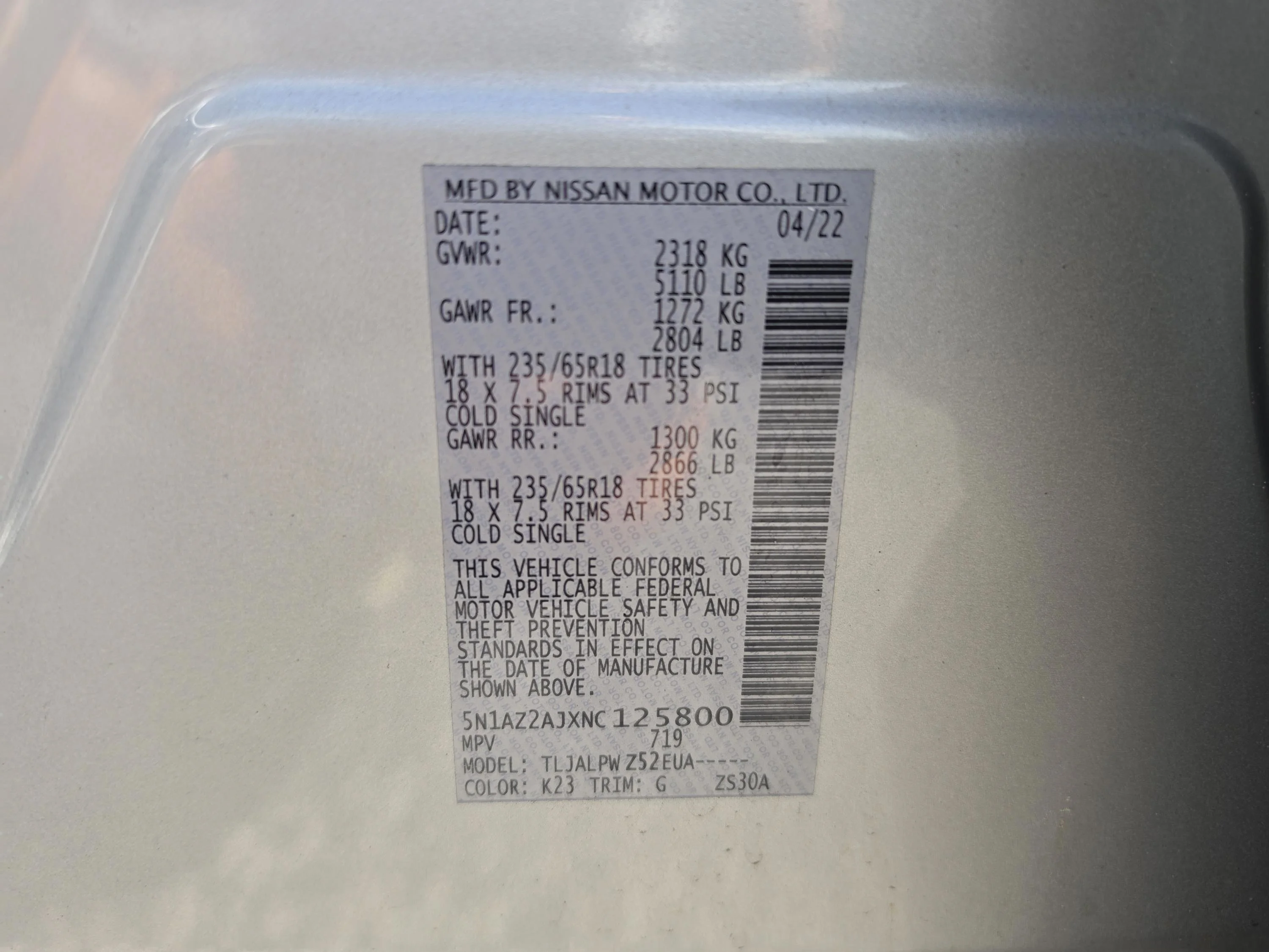 Used 2022 Brilliant Silver Metallic Nissan S image 38