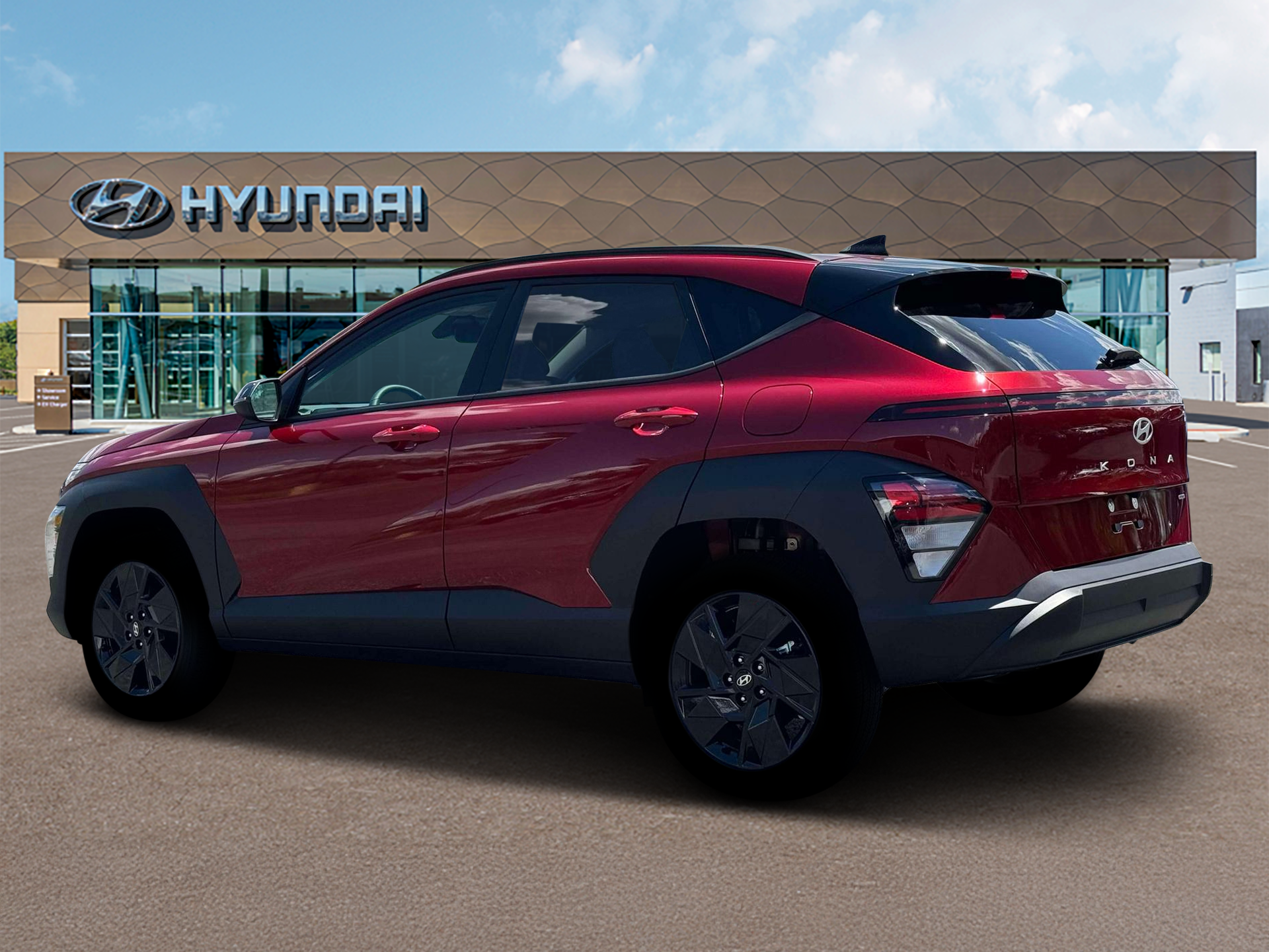 New 2026 Red Hyundai SEL Sport AWD image 4