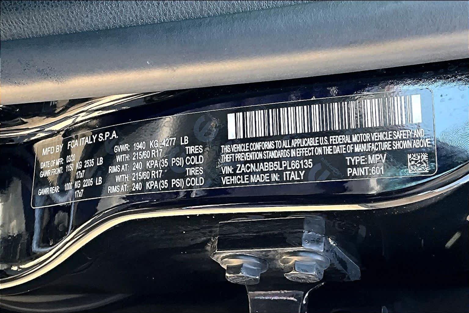 Used 2020 Black Clearcoat Jeep Altitude image 33