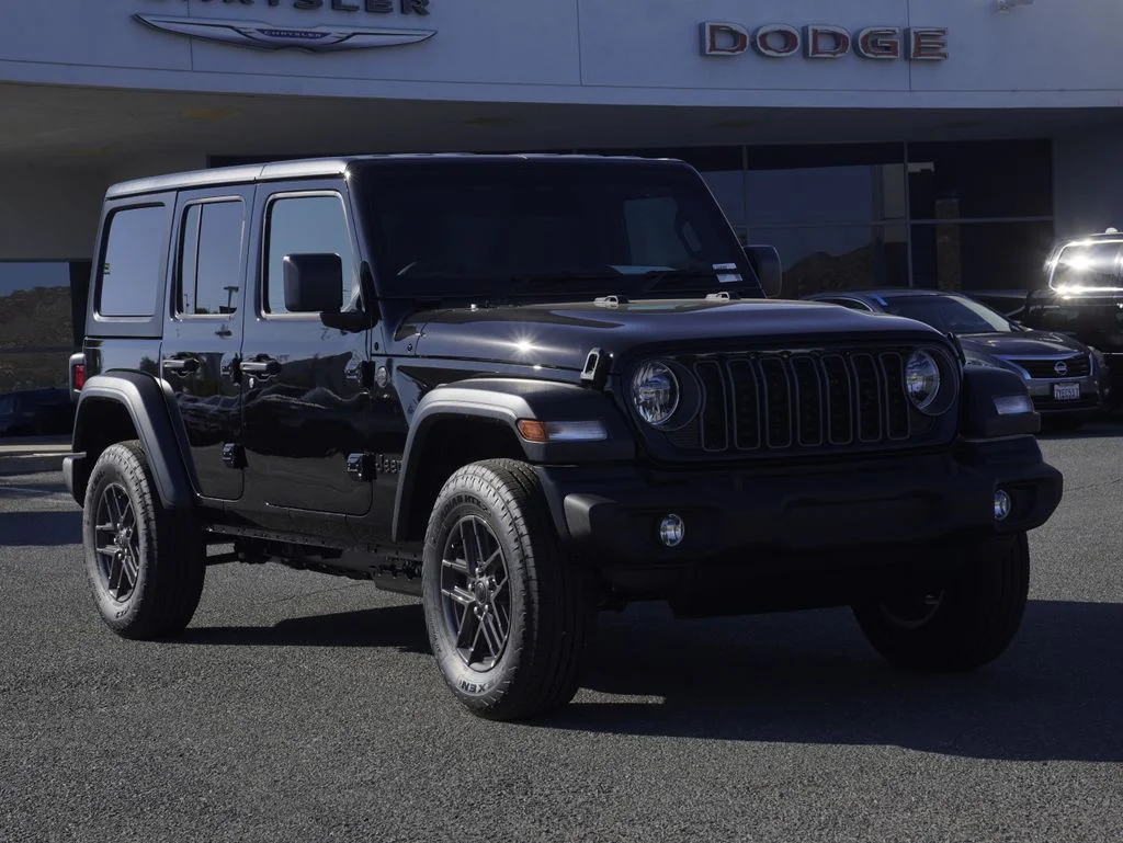 New 2026 black clearcoat Jeep Sport RHD image 1
