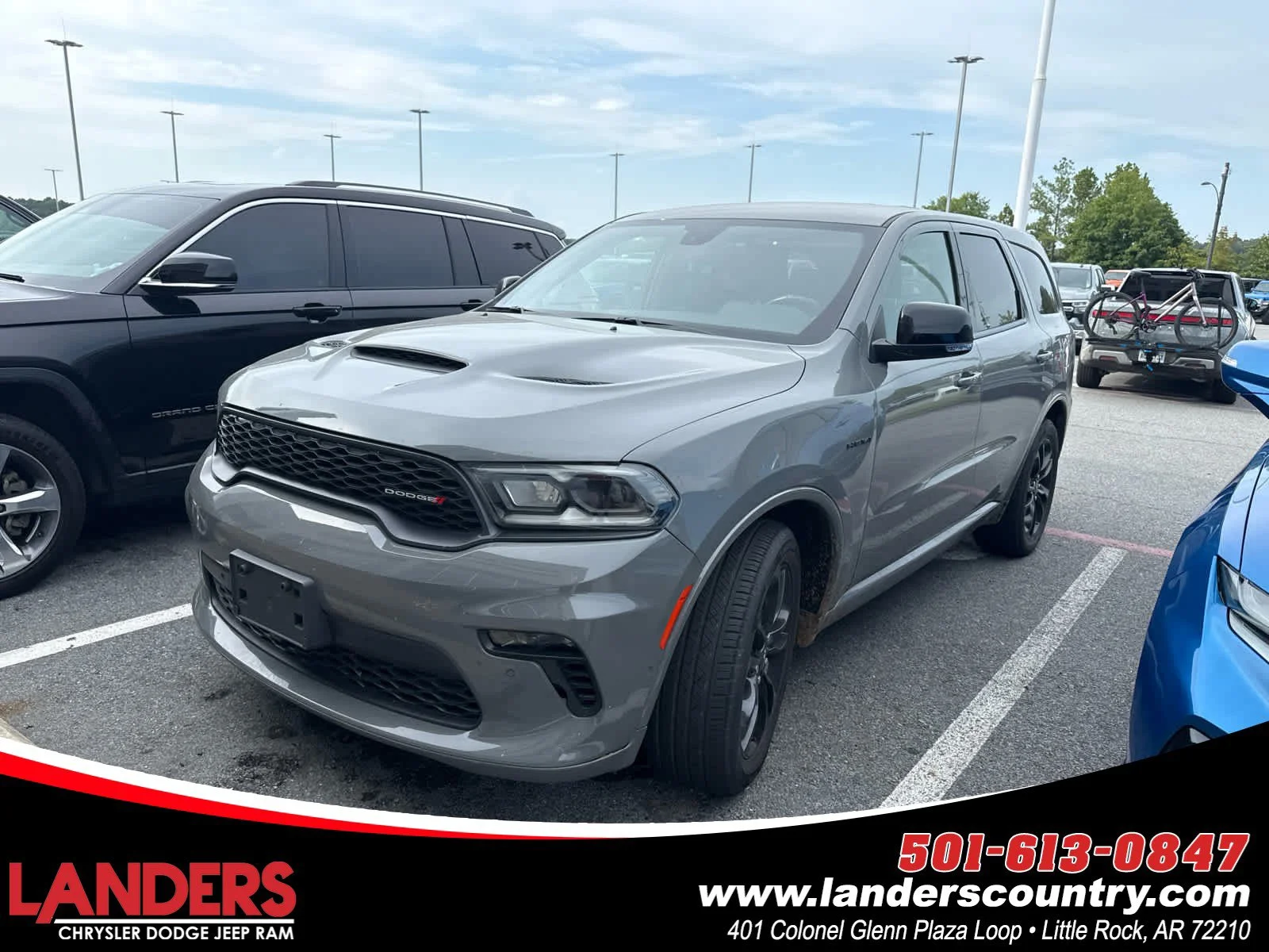 Used 2022 Destroyer Gray Clearcoat Dodge R/T image 1
