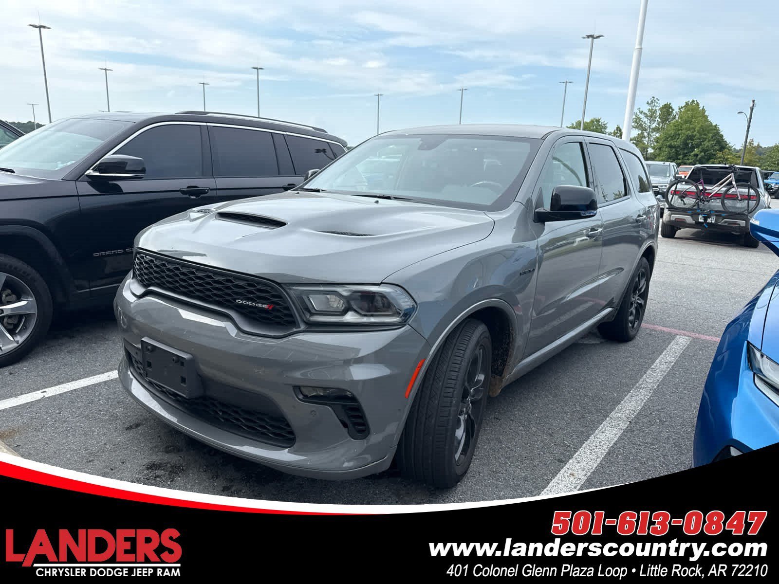 Used 2022 Destroyer Gray Clearcoat Dodge R/T image 1
