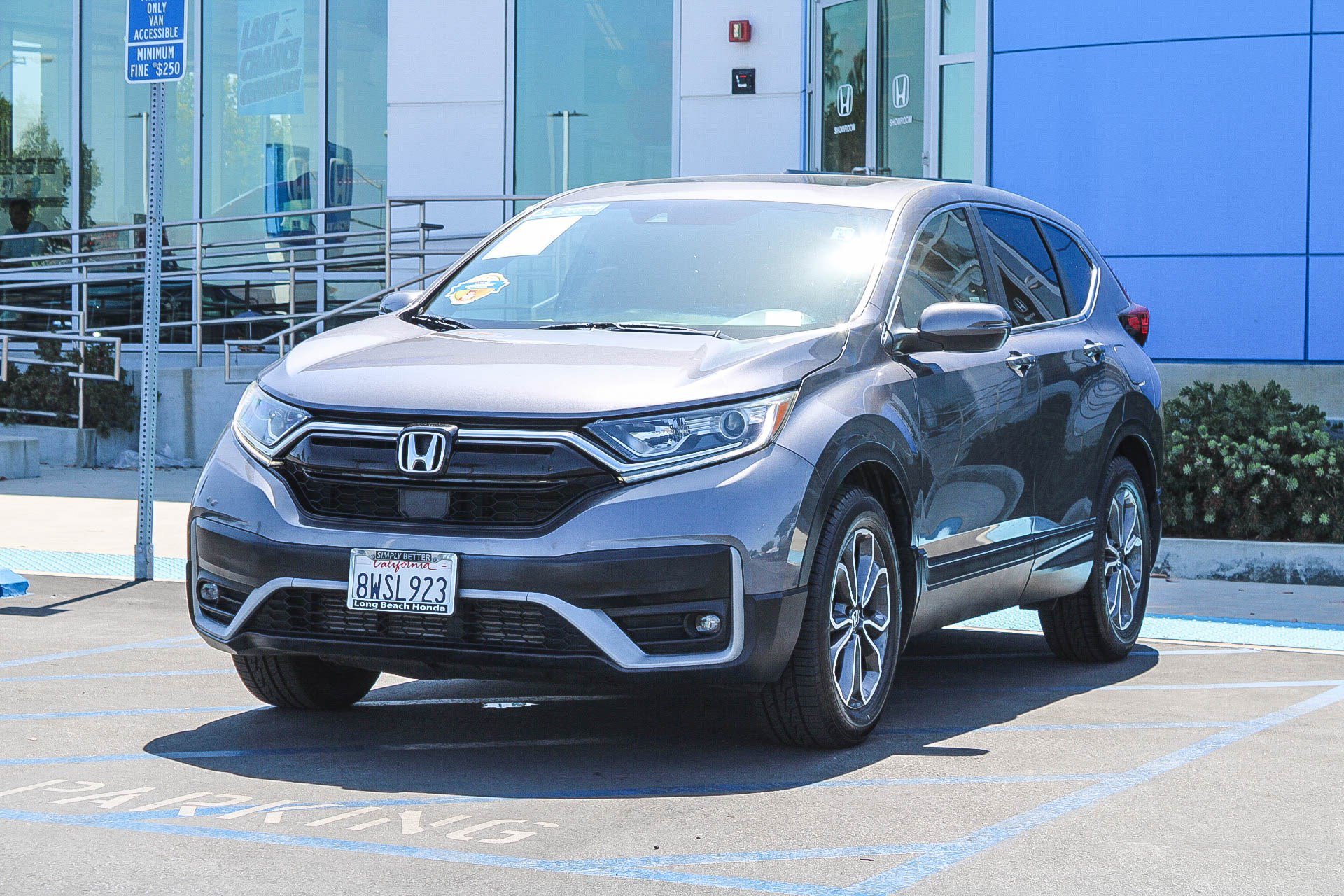 Certified Used 2021 Modern Steel Metallic Honda EX image 3