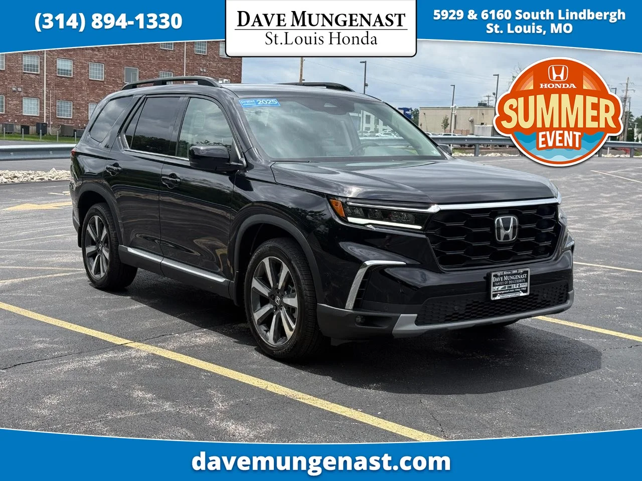 Certified Used 2025 Crystal Black Pearl Honda Touring image 1