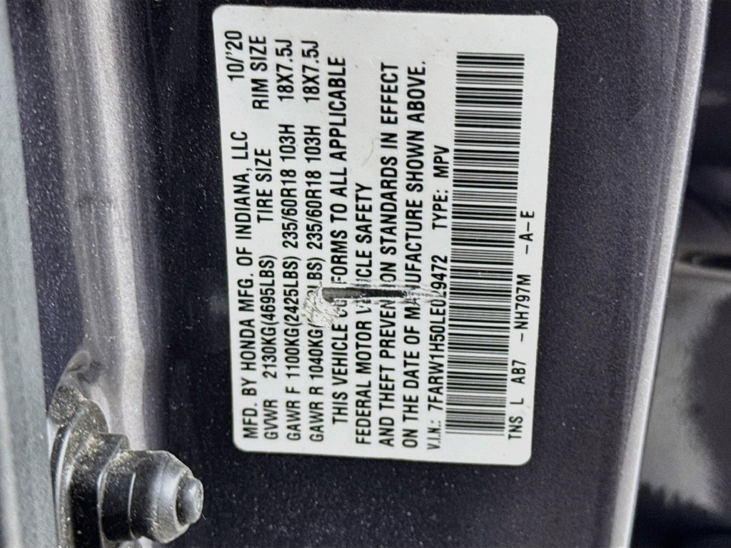 Certified Used 2020 Modern Steel Metallic Honda EX image 42