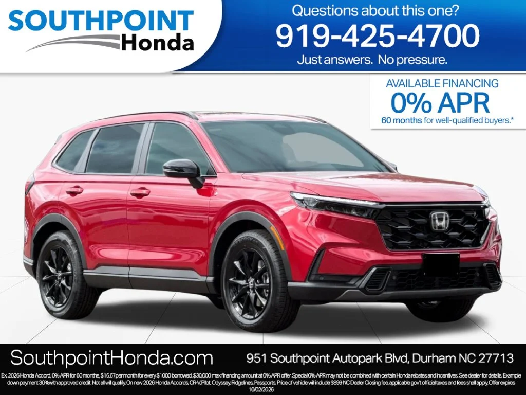 New 2027 Radiant Red Metallic Honda Sport-L image 1