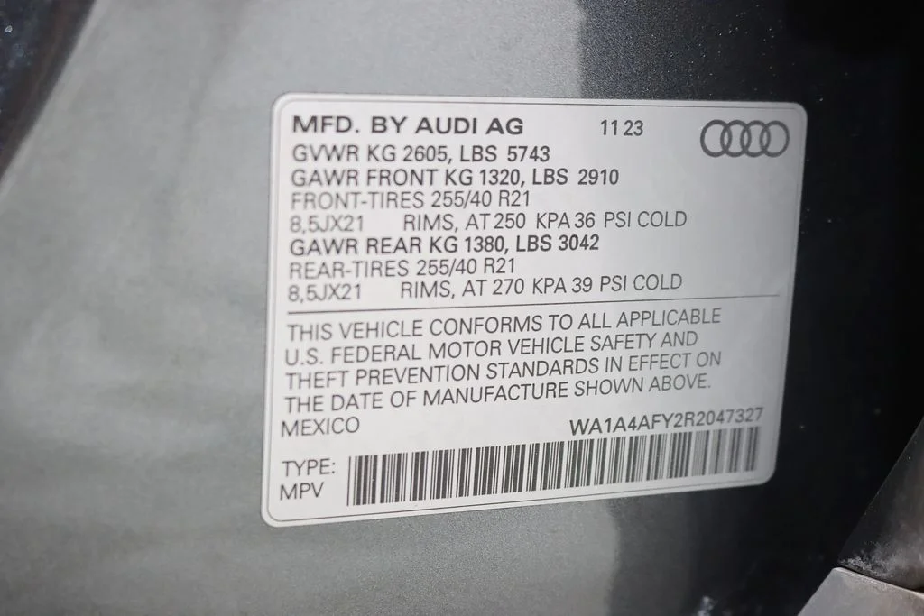 Used 2024 Gray Audi Premium image 33