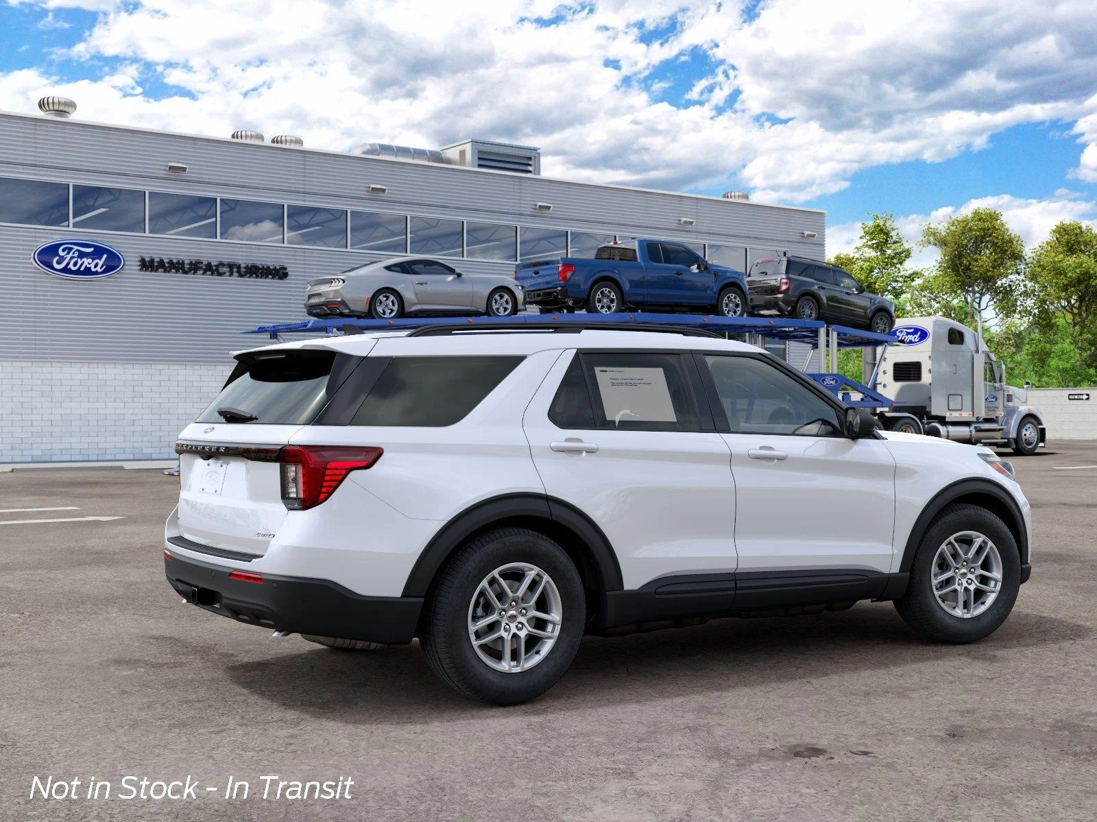 New 2027 Star White Metallic Tri-Coat FORD Active image 6