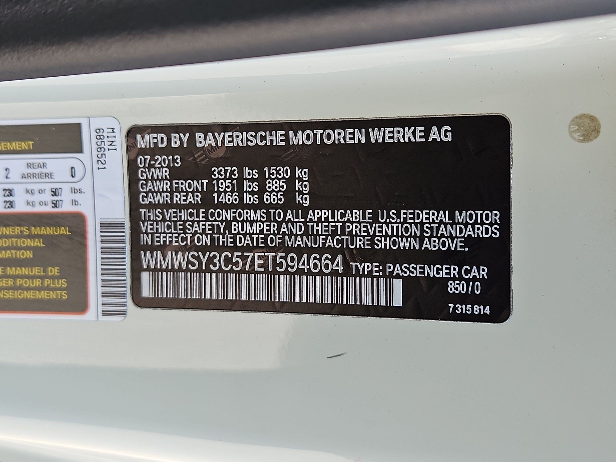 Used 2014 Pepper White MINI S image 27