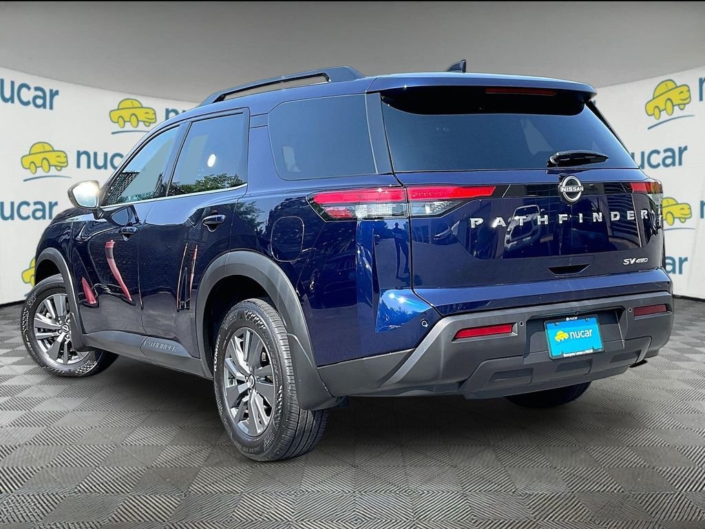 Used 2024 Deep Ocean Blue Pearl Nissan SV image 4