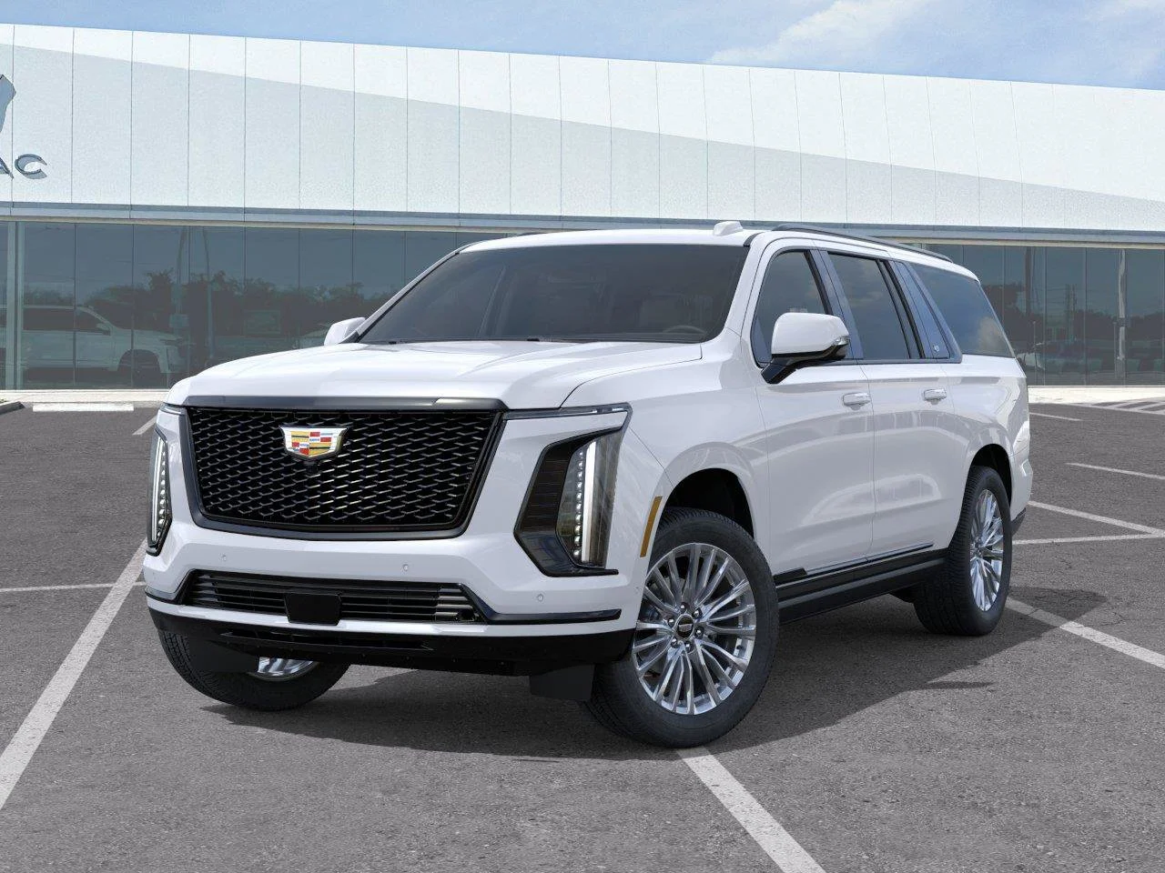 New 2026 Vibrant White Tricoat Cadillac Platinum Sport image 6