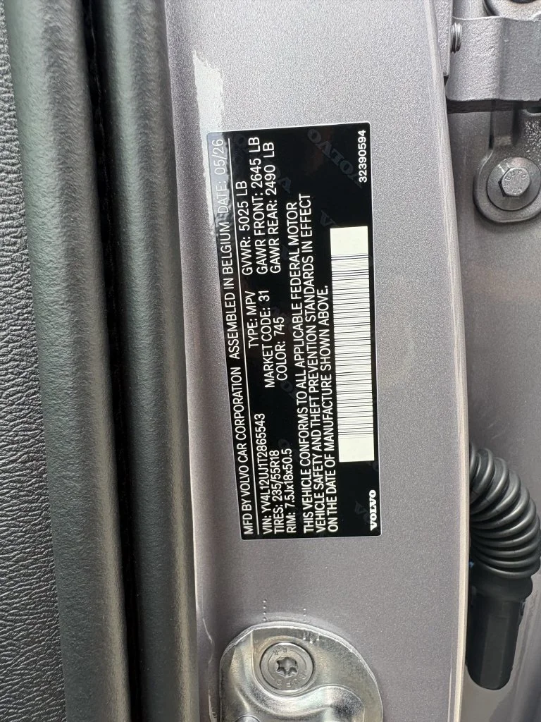 New 2026 Aurora Silver Volvo Core image 29