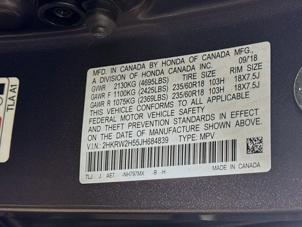 Used 2018 Modern Steel Metallic Honda EX image 31